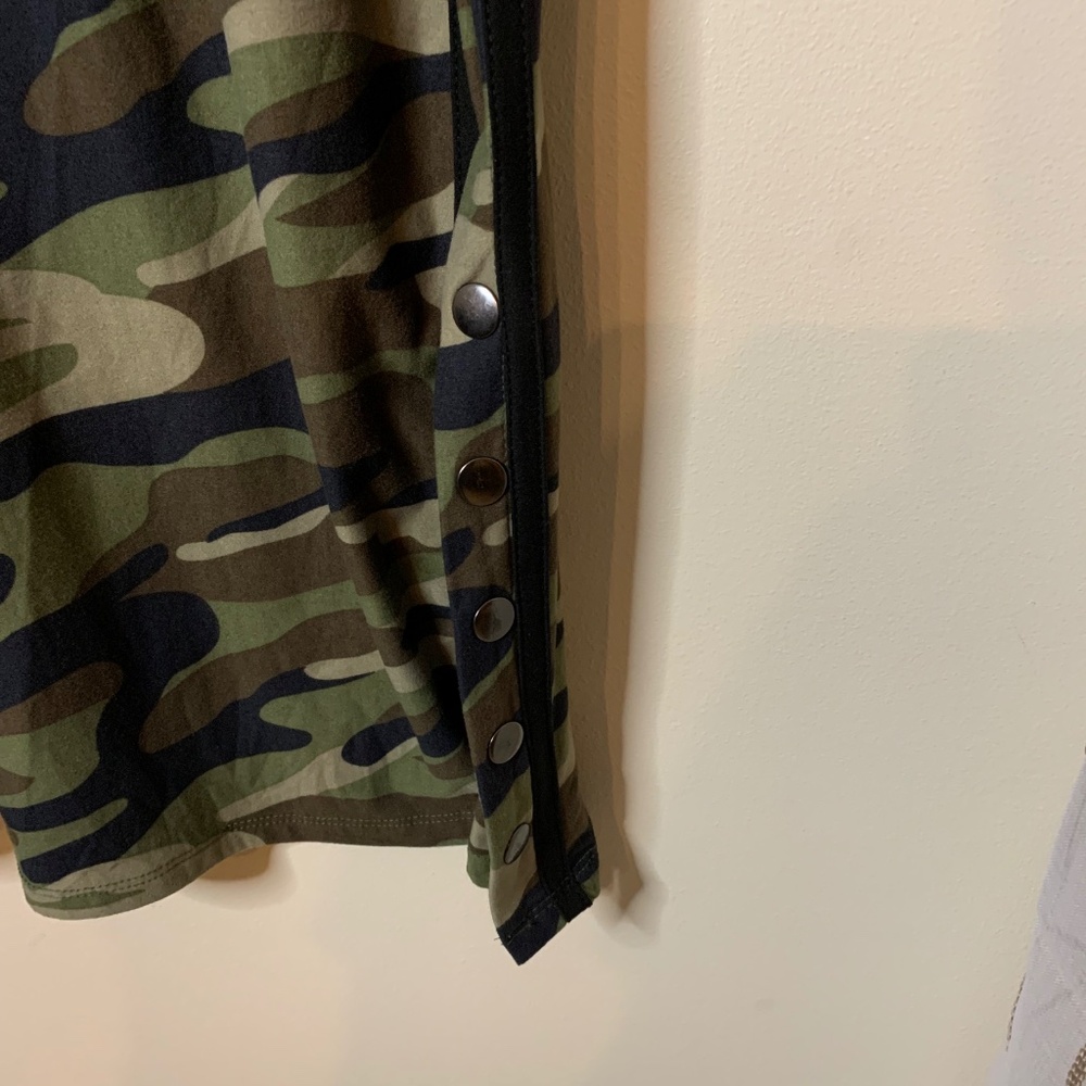 Women’s No Boundaries Green Camouflage Dress, Size XXXL - Picture 6 of 10